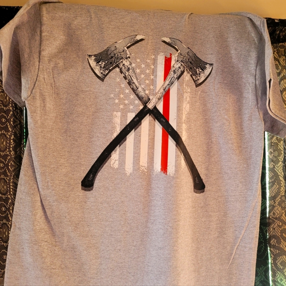 Size Xl fireman t shirt unisex